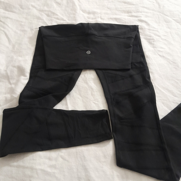 lululemon athletica Pants - Lululemon Athletica Jet Black Yoga Pants